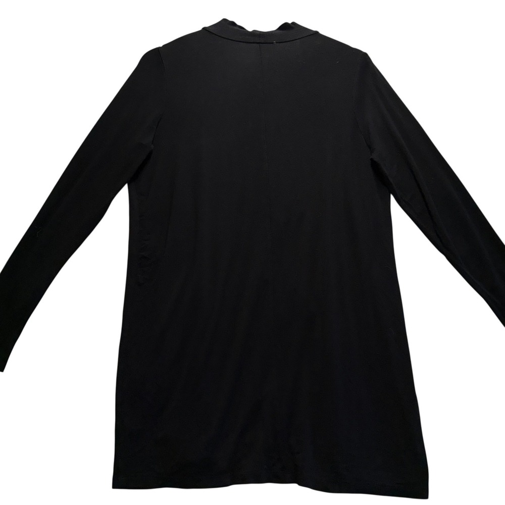Motherhood Maternity Women Black Open Front Long Sleeve Cardigan S Sweater #67 - Picture 4 of 7